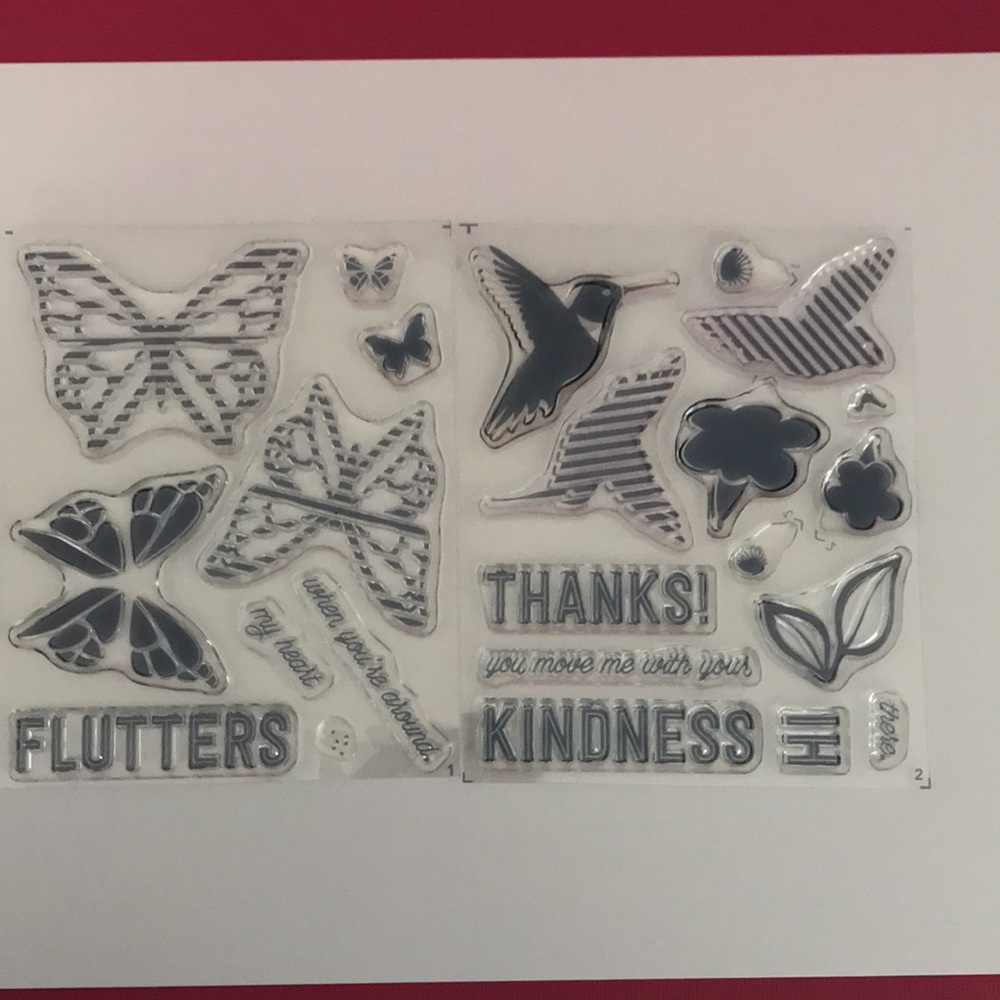 Stampin Up 'You Move Me' Stamp Set & Move Me Thinlits Bundle - Picture 3 of 6